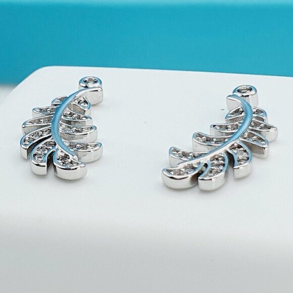 "925 Sterling Silver CZ Beautiful Earrings for Women, 1USPAR4183 - Picture 7 of 11